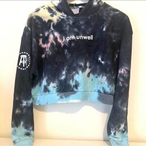 Barstool Sports Tie-Dye Hoodie - Multicolor Crop